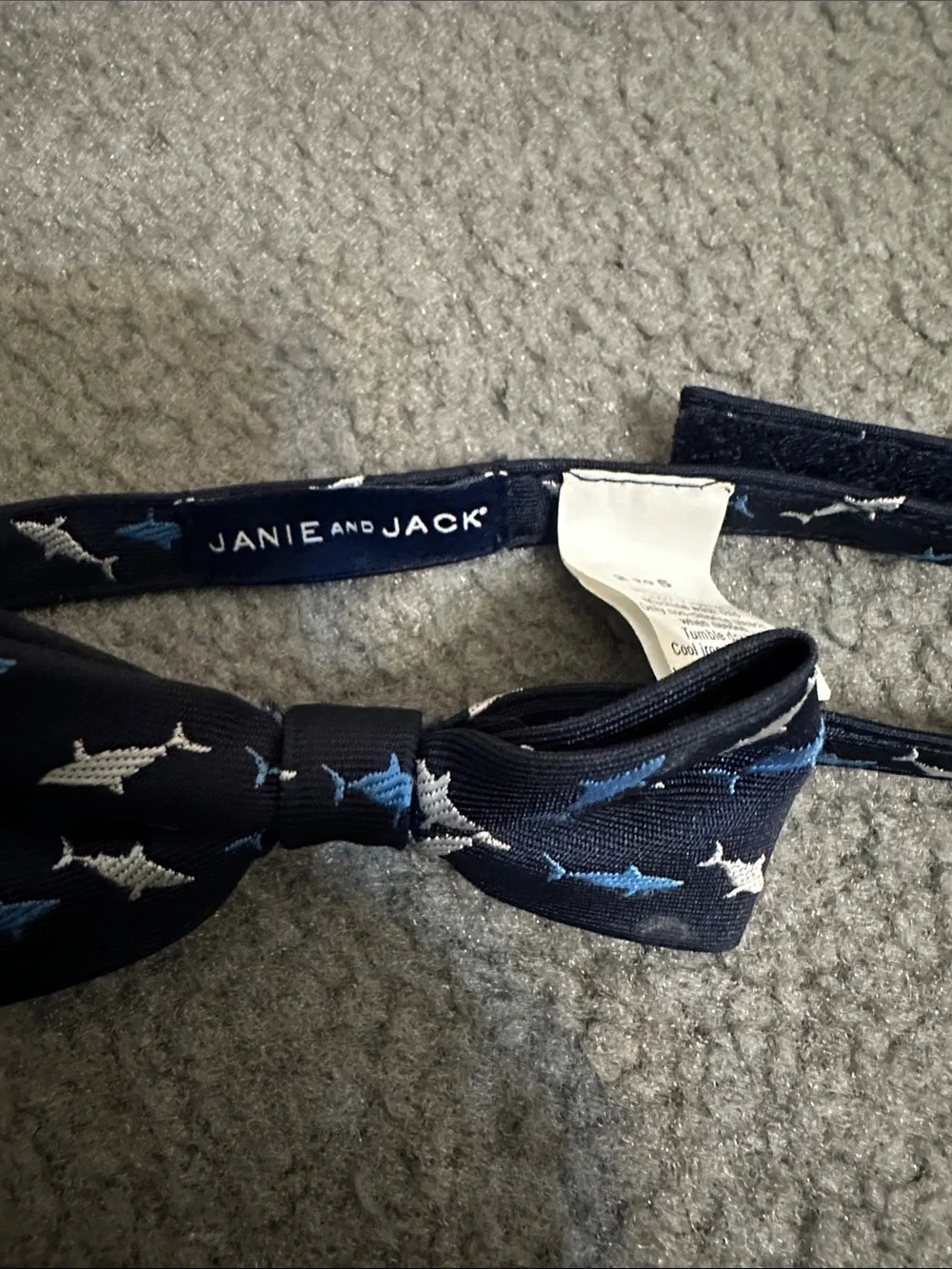 Janie and Jack Multicolor & Navy Bow Tie Set